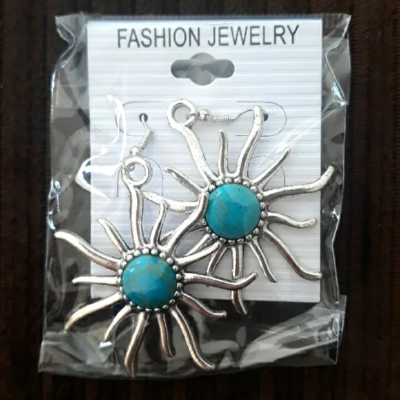 2x*Host Pick*Beautiful sun earrings - Picture 4 of 12